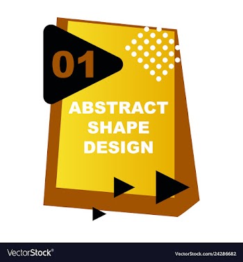 Creative abstract design decorated background vector image