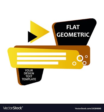 Creative abstract design decorated background vector image