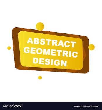 Creative abstract design decorated background vector image