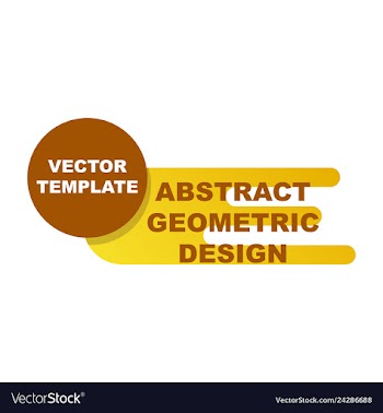 Creative abstract design decorated background vector image