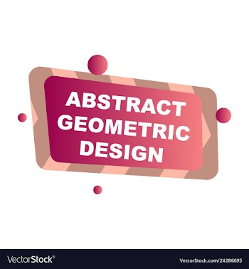 Creative abstract design decorated background vector image