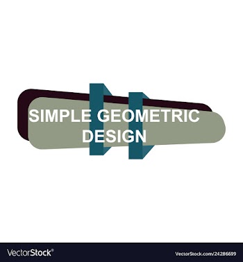 Creative abstract design decorated background vector image
