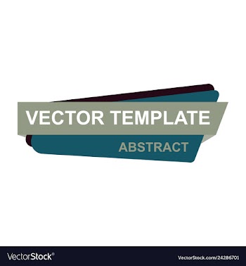 Creative abstract design decorated background vector image