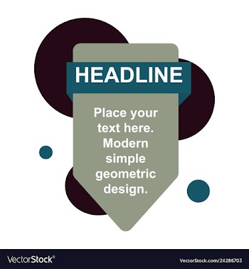 Creative abstract design decorated background vector image