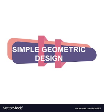 Creative abstract design decorated background vector image