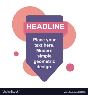 Creative abstract design decorated background vector image