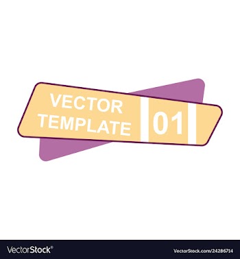 Creative abstract design decorated background vector image