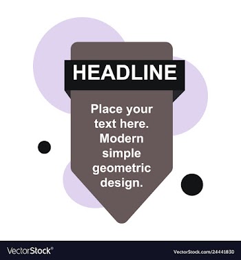 Creative abstract design decorated background vector image