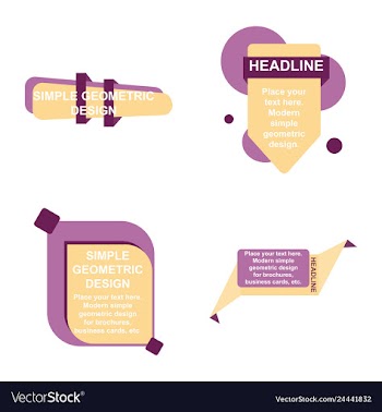 Creative abstract design decorated background vector image