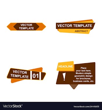 Creative abstract design decorated background vector image
