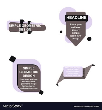 Creative abstract design decorated background vector image