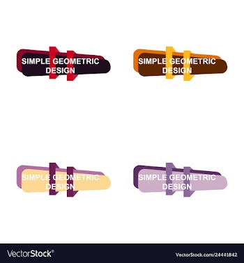 Creative abstract design decorated background vector image