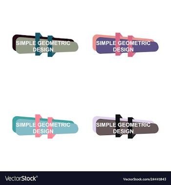 Creative abstract design decorated background vector image