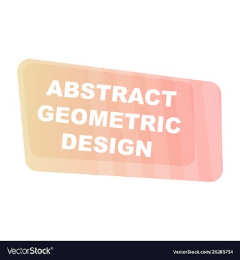 Creative abstract geometric background vector image