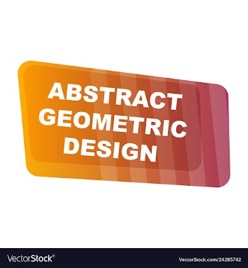 Creative abstract geometric background vector image