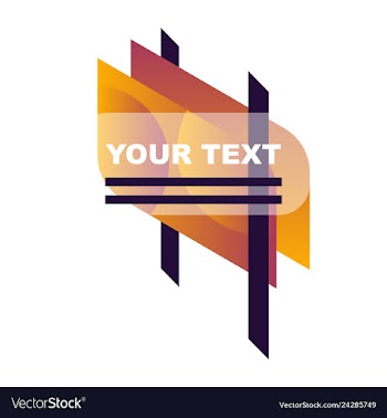 Creative abstract geometric background vector image