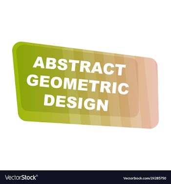 Creative abstract geometric background vector image