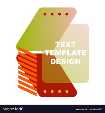 Creative abstract geometric background vector image