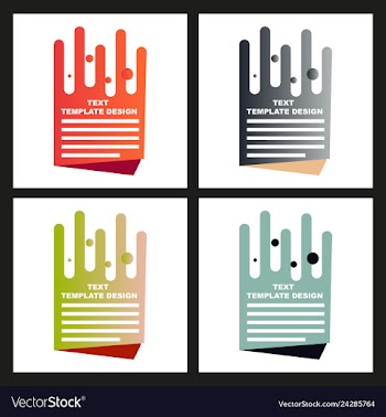 Creative abstract geometric background vector image