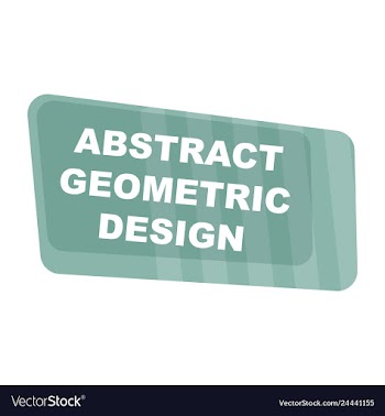 Creative abstract geometric background vector image