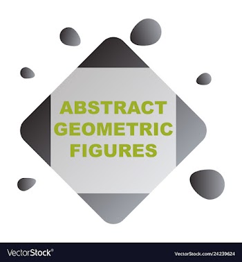 Creative abstract geometric background with vector image