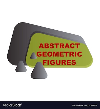 Creative abstract geometric background with vector image