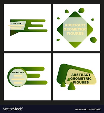 Creative abstract geometric background with vector image