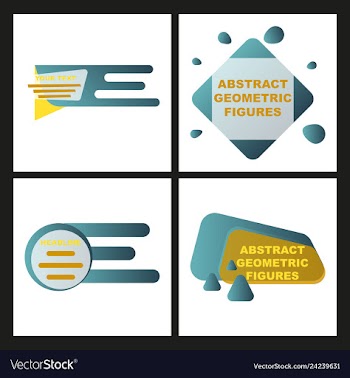 Creative abstract geometric background with vector image