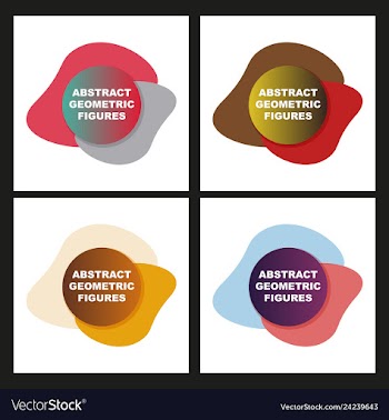 Creative abstract geometric background with vector image