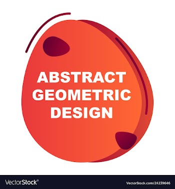 Creative abstract geometric background with vector image