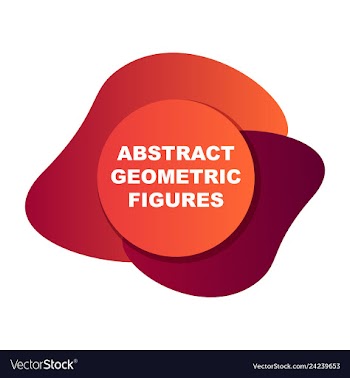 Creative abstract geometric background with vector image