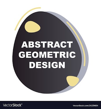 Creative abstract geometric background with vector image