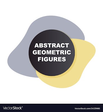 Creative abstract geometric background with vector image