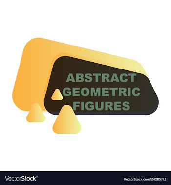 Creative abstract geometric background with vector image