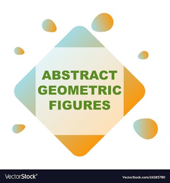 Creative abstract geometric background with vector image