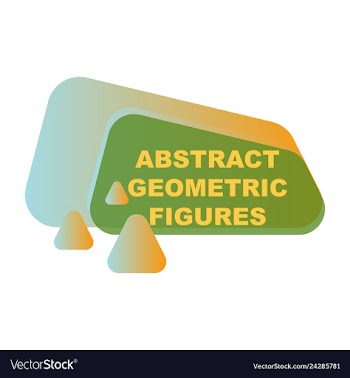 Creative abstract geometric background with vector image