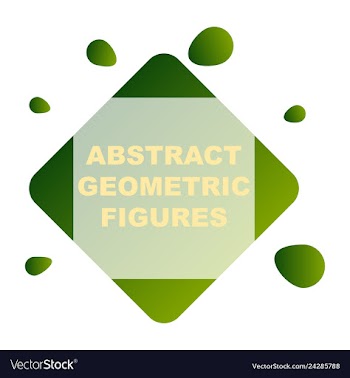 Creative abstract geometric background with vector image