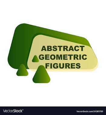 Creative abstract geometric background with vector image