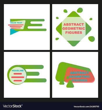 Creative abstract geometric background with vector image