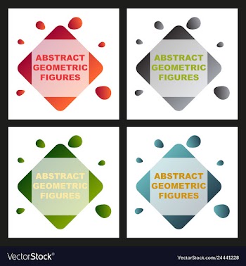 Creative abstract geometric background with vector image