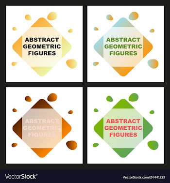 Creative abstract geometric background with vector image