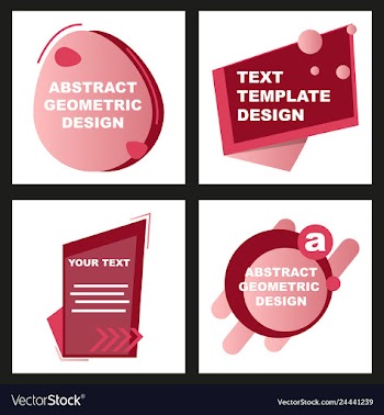 Creative abstract geometric background with vector image