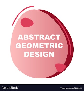 Creative abstract geometric background with vector image