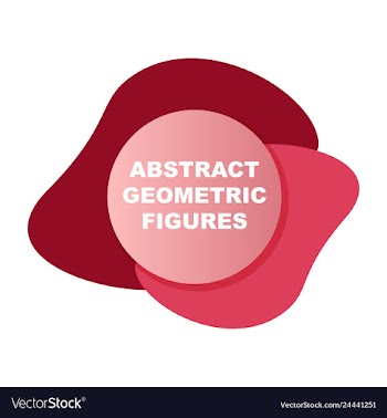 Creative abstract geometric background with vector image