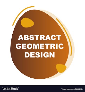 Creative abstract geometric background with vector image