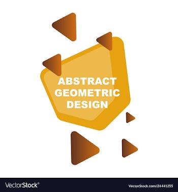 Creative abstract geometric background with vector image