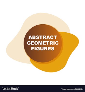Creative abstract geometric background with vector image