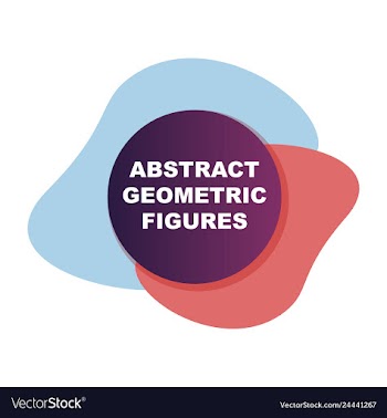 Creative abstract geometric background with vector image