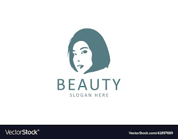 creative and modern face beauty logo