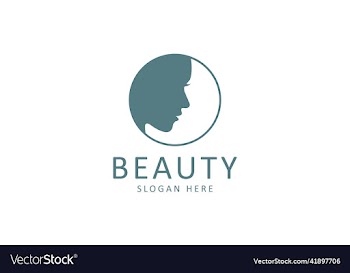 creative and modern face beauty logo